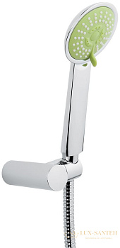 ручной душ emmevi 137/cr: лейка шланг, крепеж, хром