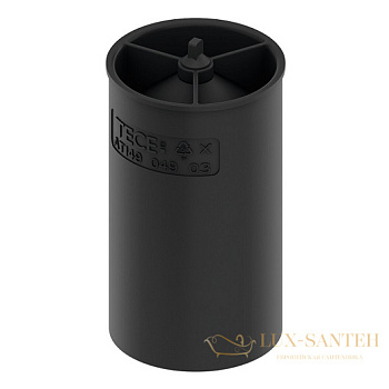 стакан с мембраной (сухой затвор) tece tecedrainline 660017 для сифонов 650002/650003, черный (отдельно не продается)