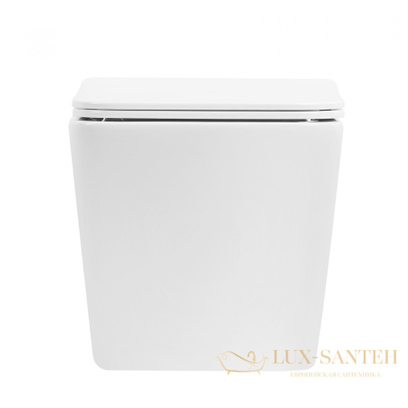 унитаз подвесной безободковый abber bequem ac1201, смыв торнадо, 53х35,5 см, белый глянцевый