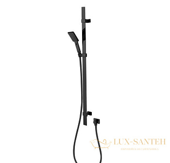 душевой гарнитур bossini agua life d46056.073, чёрный матовый