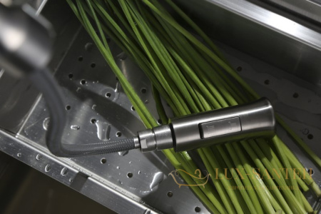 смеситель belbagno bb-lam38-in для кухни, нержавеющая сталь