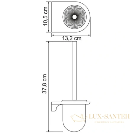 ерш wasserkraft kammel k-8327, хром