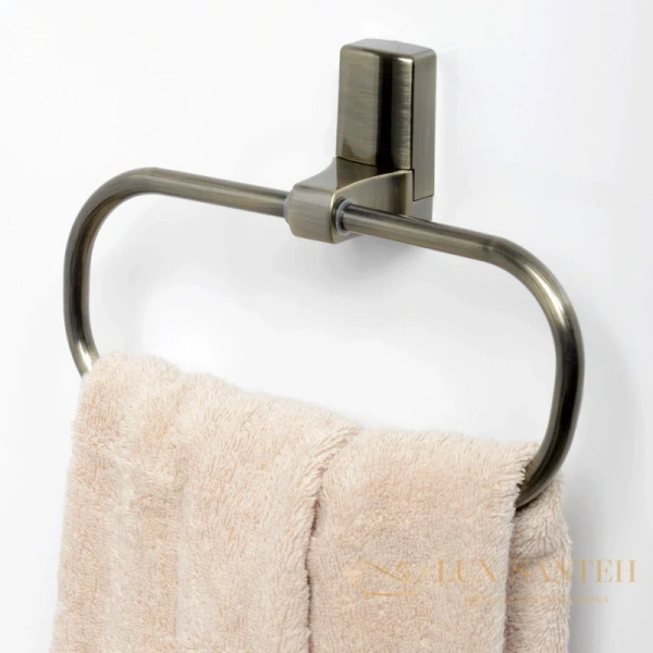 полотенцедержатель-кольцо wasserkraft exter k-5260, светлая бронза