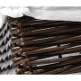 плетеная корзина wasserkraft weser wb-780-l для белья, темно-коричневый