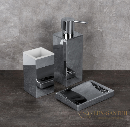 металлический дозатор colombo design look b9320 150 мл настольный, хром