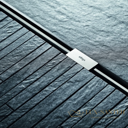 комплект для монтажа укороченной дизайн-вставки viega advantix vario sr1 711832 200 мм, хром матовый