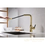 смеситель paulmark viper vi213105-g для кухни с подключением к фильтру, золотой