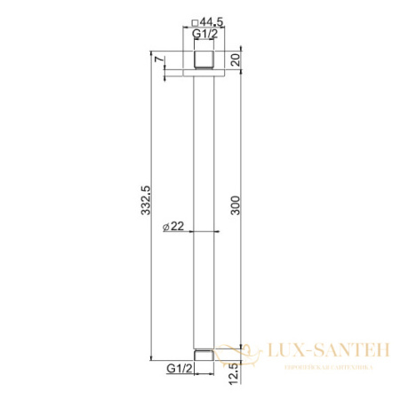 держатель верхнего душа, fima carlo frattini showerhead f2587cr, хром