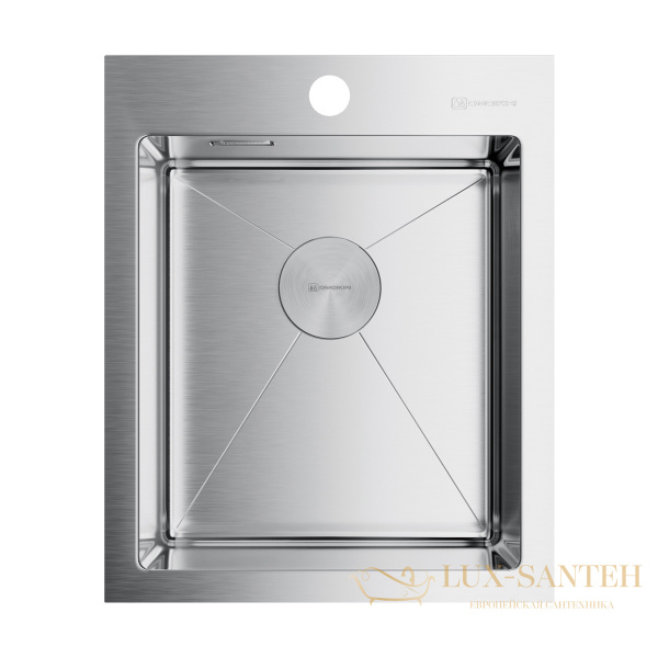 кухонная мойка omoikiri akisame 41-in нерж.сталь х нержавеющая сталь, 4973056