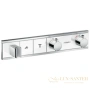 смеситель термостатический для душа hansgrohe rainselect 15355400 на 2 потребителя