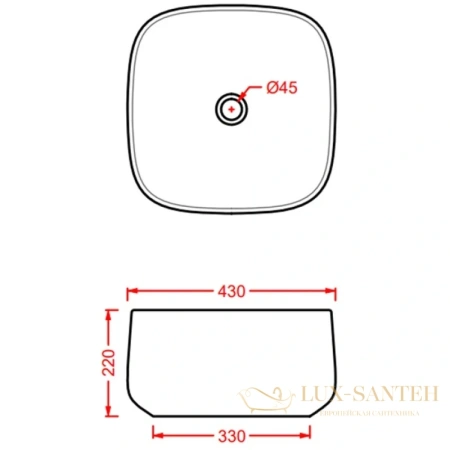 раковина artceram cognac col006 03 00 nero 43x43 см, черный глянец