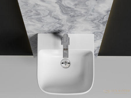 раковина подвесная  ceramica nova dion cn6067, 36,5x40,6 см, белый