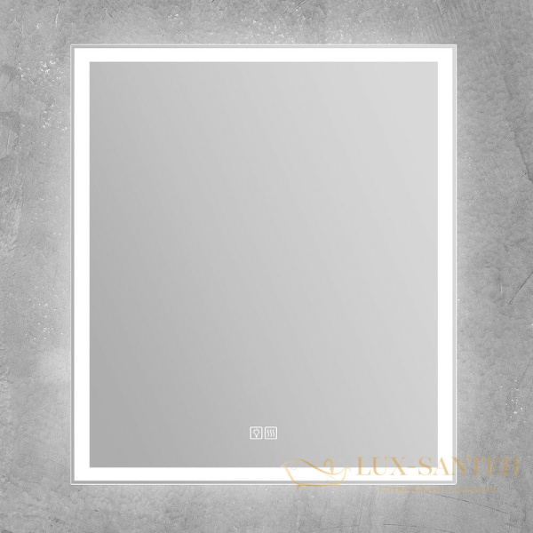 зеркало belbagno spc-grt-700-800-led-tch-warm 70 см с подсветкой, с подогревом, с сенсорным выключателем 