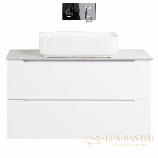 столешница под раковину belbagno kep-80-bo-w0, bianco opaco