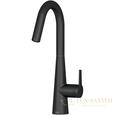 смеситель teska axis e4108 для кухни, черный матовый