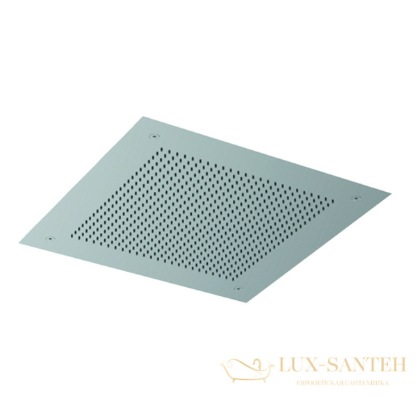 верхний душ потолочный 380х380 мм, almar velvet e044279.bs, нержавеющая сталь брашированная