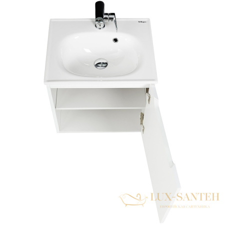 тумба под раковину belbagno etna etna-500-1a-so-bl-p-r 50 см r подвесная, bianco lucido