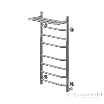 полотенцесушитель электрический кабельный ника way-3 80/40 с полкой u, хром