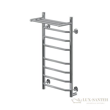 полотенцесушитель электрический кабельный ника way-3 80/40 с полкой u, хром