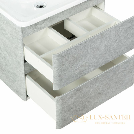 тумба под раковину belbagno acqua acqua-600-2c-so-rr подвесная, rovere rustico