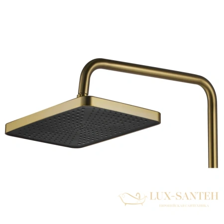 душевая система rea rob rea-p6623 300х200 мм, золотой матовый