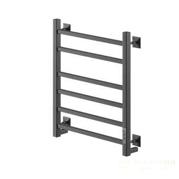 полотенцесушитель электрический кабельный ника step-2 60/50 ral9005 черный матовый u