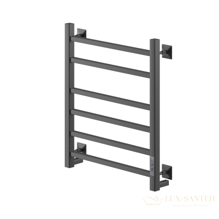 полотенцесушитель электрический кабельный ника step-2 60/50 ral9005 черный матовый u