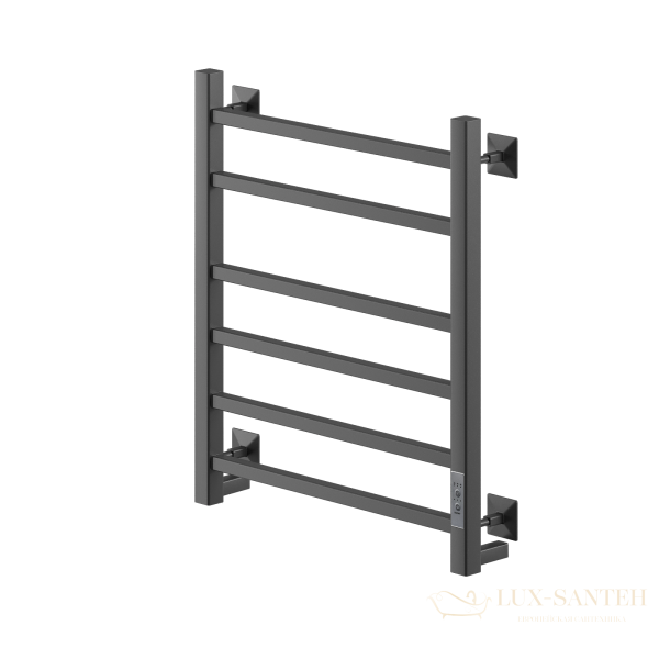полотенцесушитель электрический кабельный ника step-2 60/40 ral9005 черный матовый u