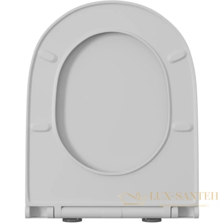 подвесной безободковый унитаз d&k matrix dt1396516 с сиденьем микролифт, белый