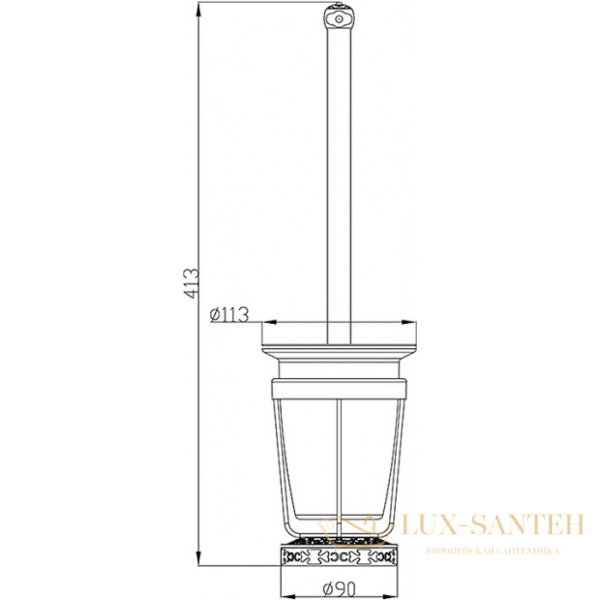 ерш zorg br azr 26 br, бронза