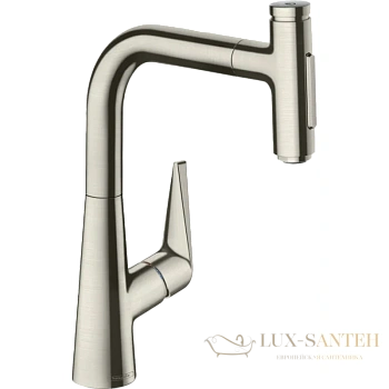 смеситель для кухни hansgrohe talis select m51 73868800 сталь