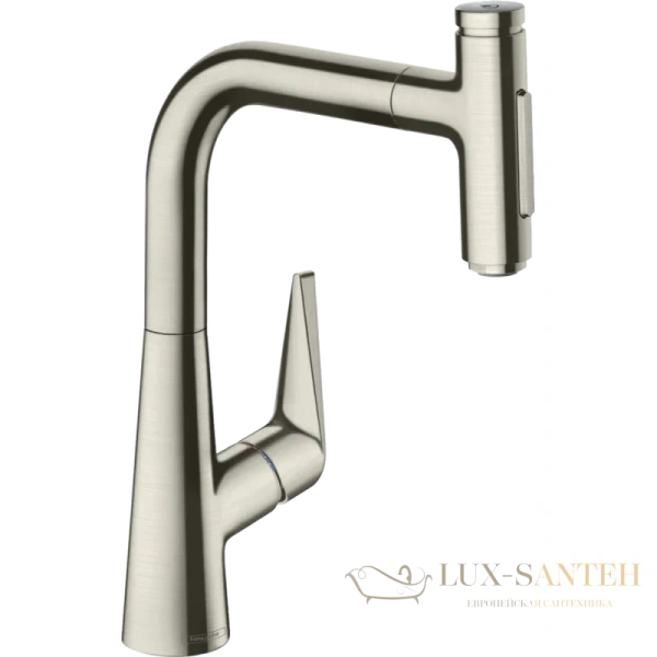 смеситель для кухни hansgrohe talis select m51 73868800 сталь