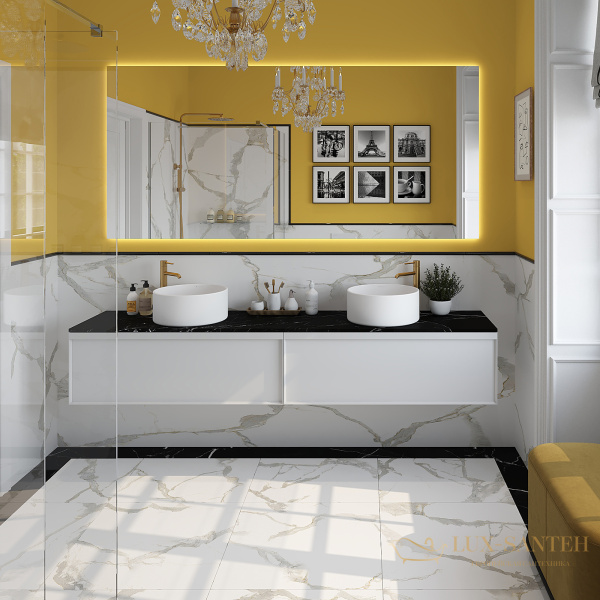 раковина накладная aqueduto espiral, esp0120, круглая d400, белый матовый