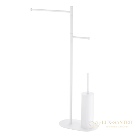 стойка с аксесуарами напольная timo saona 13085/16, белый матовый