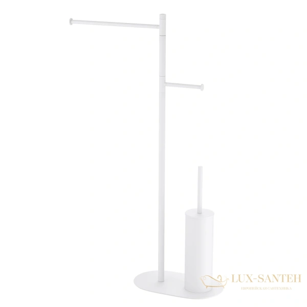 стойка с аксесуарами напольная timo saona 13085/16, белый матовый