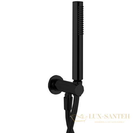 душевой набор fima carlo frattini shower set f2287/4nns, черный матовый