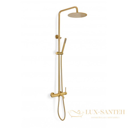 душевая система для ванны milacio ultra mcu.151.gd, золото брашированное