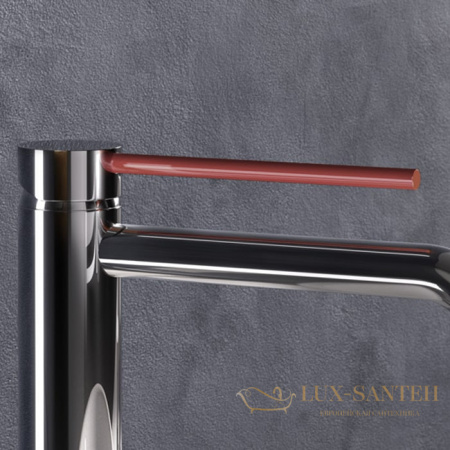 gattoni circle one накладка на ручку смесителя для раковин и биде, 9098 х 90ro, цвет rosso