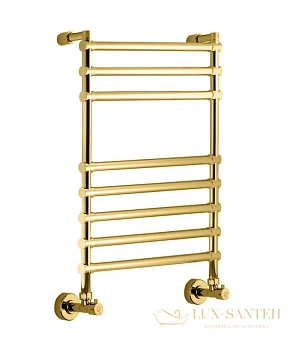 полотенцесушитель водяной margaroli sole 464-8м 4644708go, высота 76.8 см, ширина 53.5 см, золото