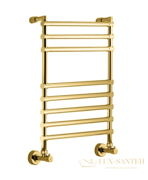 полотенцесушитель водяной margaroli sole 464-8м 4644708go, высота 76.8 см, ширина 53.5 см, золото
