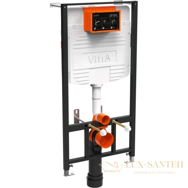 комплект vitra s10 9842b003-7206 подвесной унитаз + система инсталляции, белый