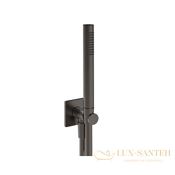 душевой комплект gessi inverso 73523.707, black metal br. pvd