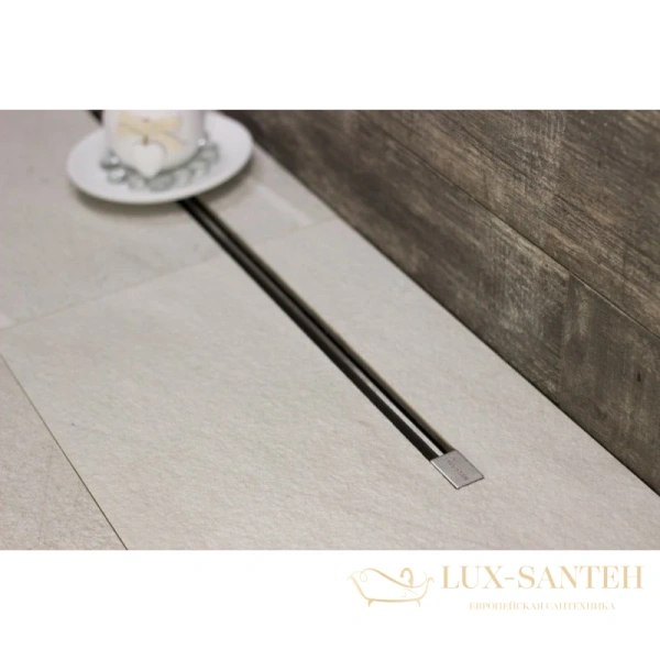 душевой канал bettoserb confluo slim line 13100033 650 мм, матовый хром