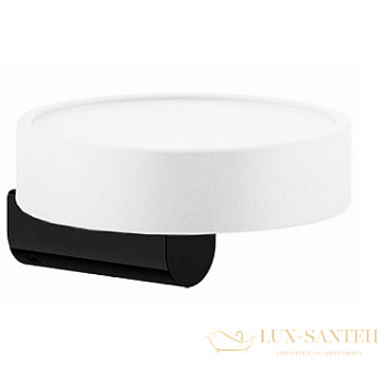 мыльница gessi rilievo 59501.299 подвесная, black xl/белый