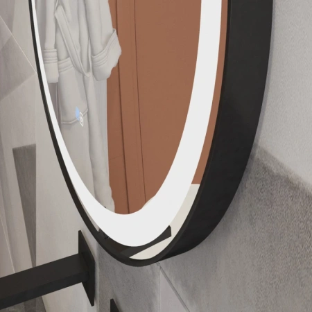 зеркало cezares cadro czr-spc-cadro-600-led-tch-warm 60,7x60,7 см 