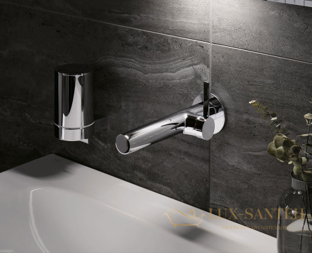 однорычажный смеситель для умывальника 265 мм keuco ixmo, 59516012101, хром