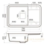 кухонная мойка omoikiri tasogare 78-ma 4993745 artgranit, марципан