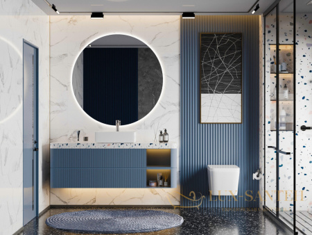 унитаз подвесной безободковый abber bequem ac1201, смыв торнадо, 53х35,5 см, белый глянцевый