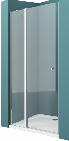 душевая дверь belbagno etna etna-b-12-60/40-c-cr 100 см профиль хром, стекло прозрачное 