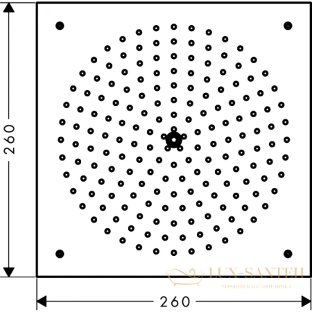 верхний душ hansgrohe raindance air 1 jet 26472000 хром